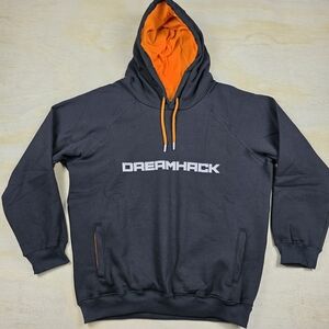 DREAMHACK Hoodie Men's Size Large Black Pullover Gaming Gamer Merch New